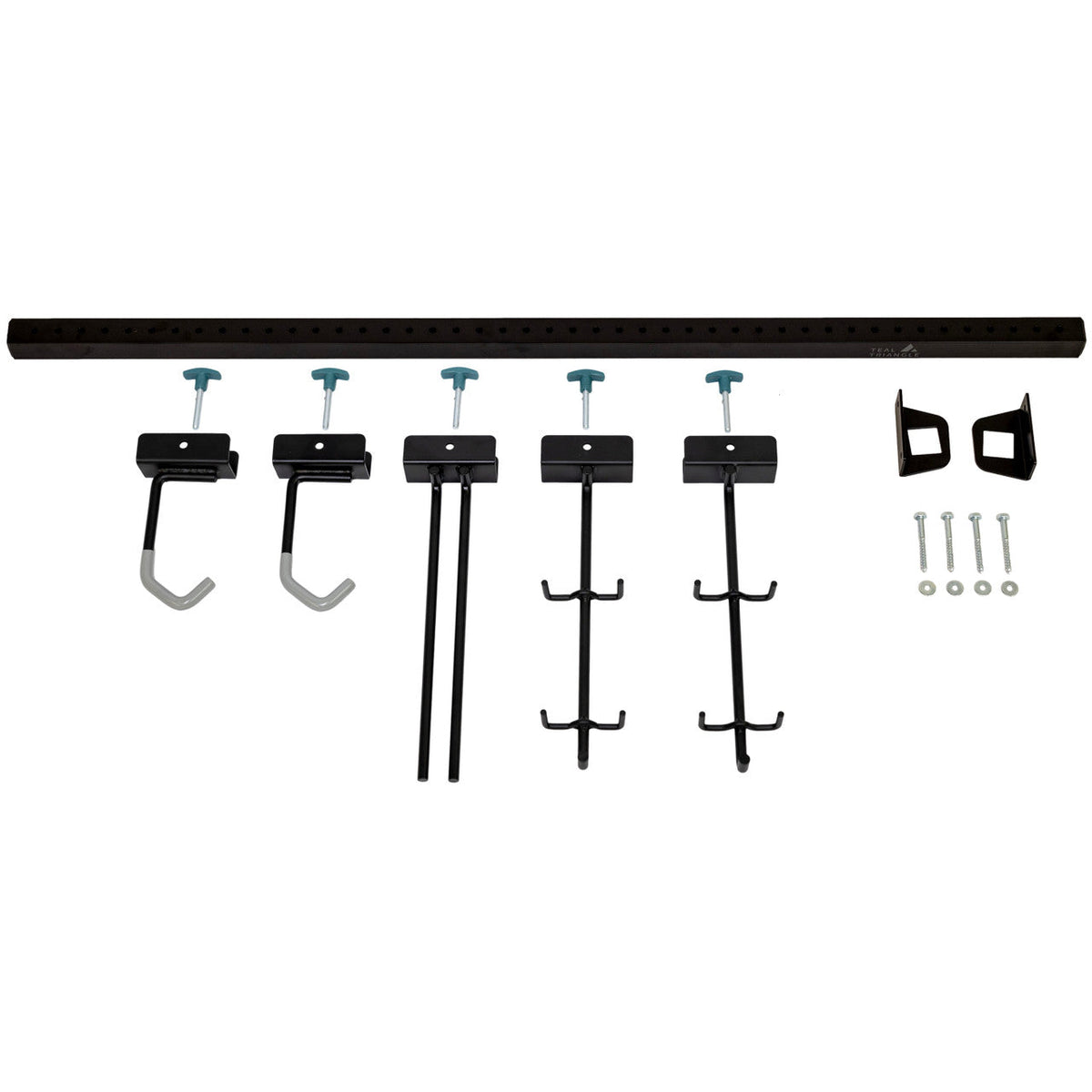 Parts included: G-Adventure rail, hooks, brackets and hardware