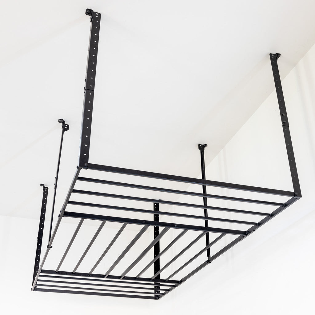 Empty 4 x 8 ft overhead garage ceiling rack