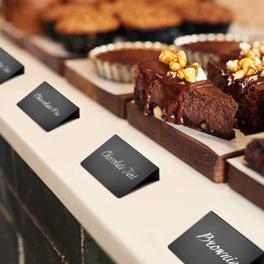Mini Chalkboard Food Labels – 20 Pack (4 x 3 in) | Nanref Home