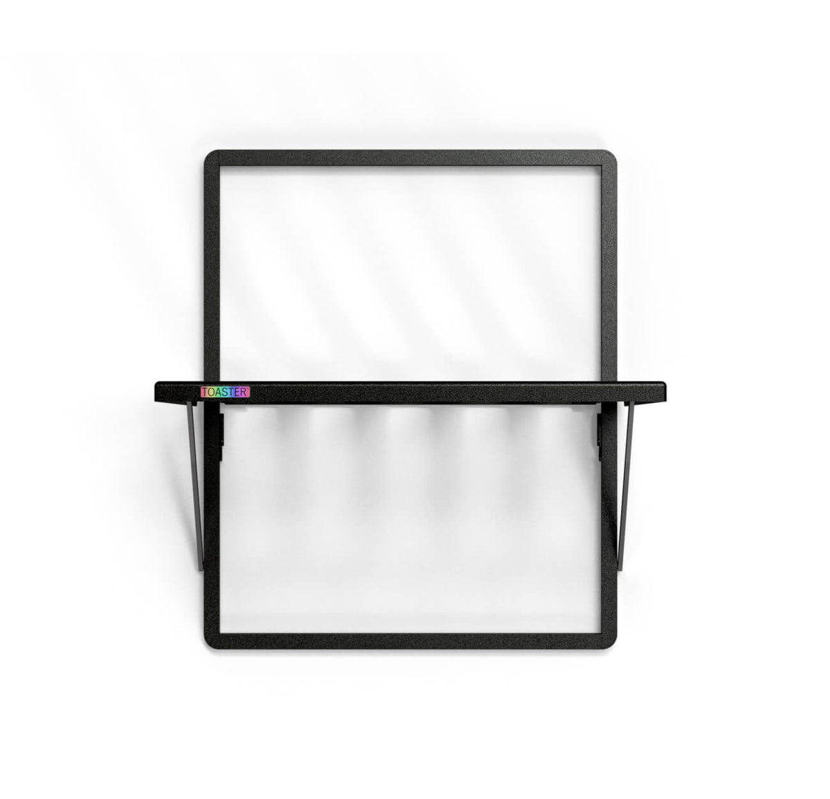 Top view of the folding bike stand