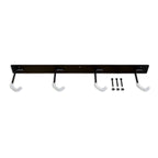 Blackstone 4-bike rail with hooks and included mounting hardware
