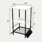 Tarpon rod stand dimensions: 35 in tall, 17.75 in square