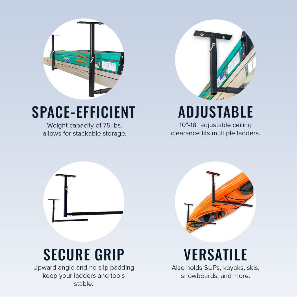 Hi-Port 2 features: space-efficient, adjustable, secure grip, versatile