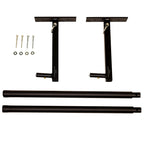 Parts included: two ceiling mounts, two support arms and hardware