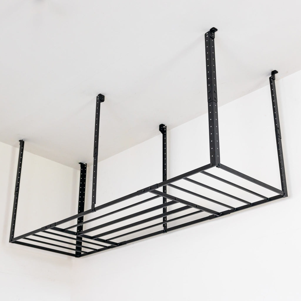 Empty 3 x 8 ft overhead garage ceiling rack