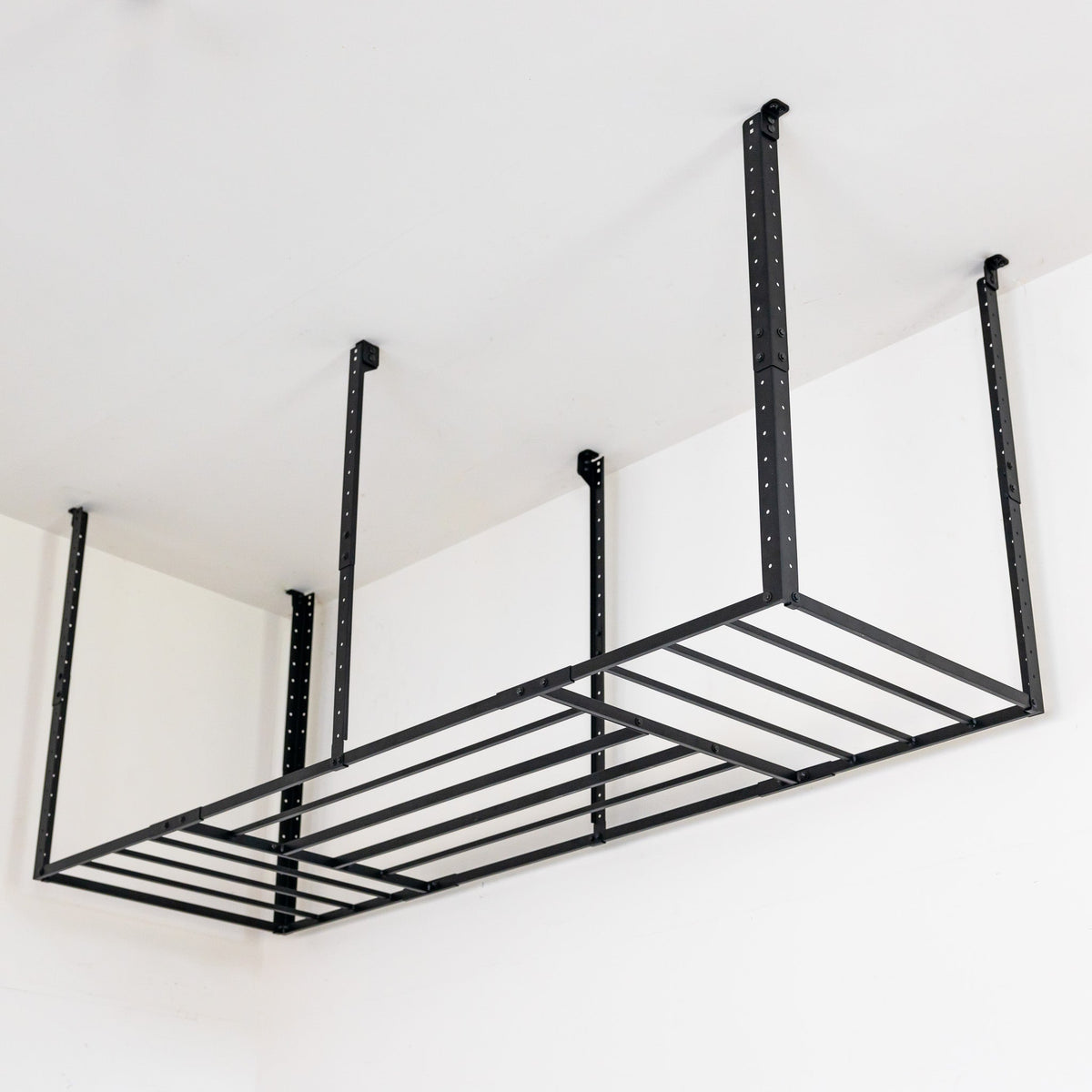 Empty 3 x 8 ft overhead garage ceiling rack